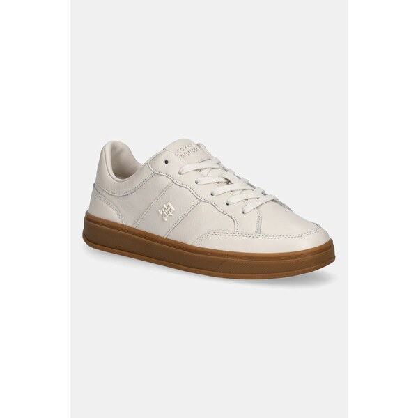 Kožené tenisky Tommy Hilfiger TH HERITAGE COURT SNEAKER LTR 66185424
