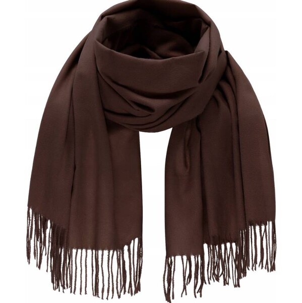 Fashionweek Veľký hladký kašmírový šátek, šál so strapcami ZIZI13 66183386