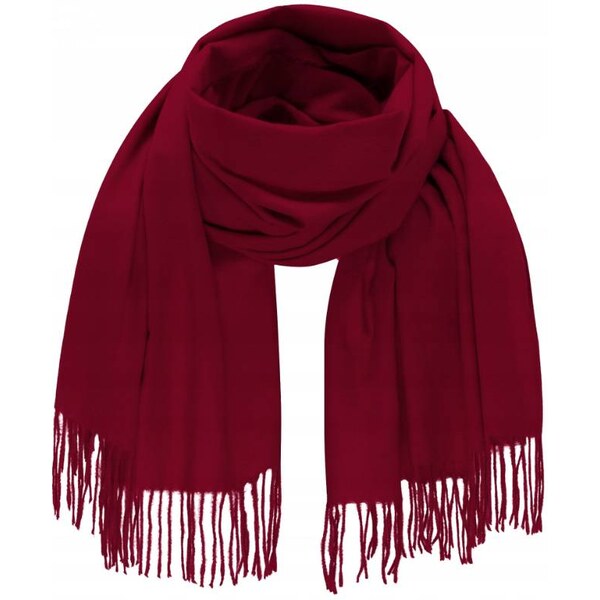 Fashionweek Veľký hladký kašmírový šátek, šál so strapcami ZIZI13 48750449