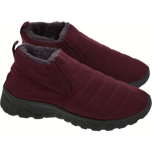 JOHN-C Dámske zateplené bordové zimné topánky-kapce MAGDUSA 66184692