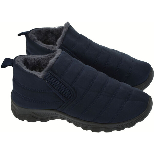 JOHN-C Dámske zateplené modré zimné topánky-kapce MAGDUSA 66184693