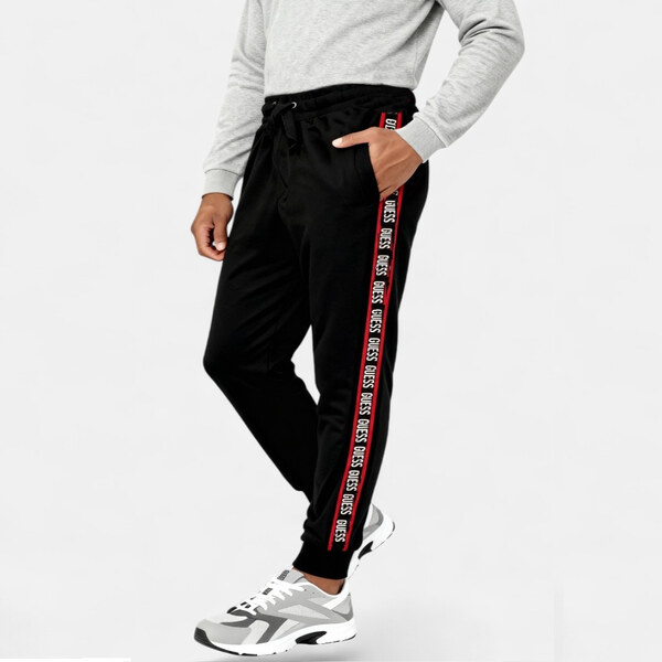 Pánské černé tepláky Guess M56505 66184828