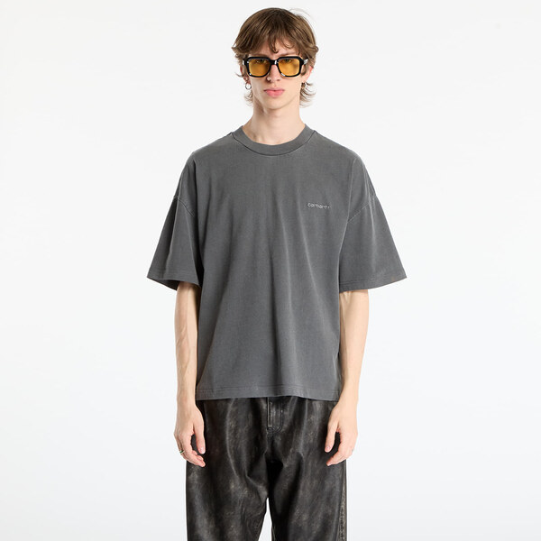 Tričko Carhartt WIP S/S Benton T-Shirt UNISEX Graphite Garment Dyed XS 66185977