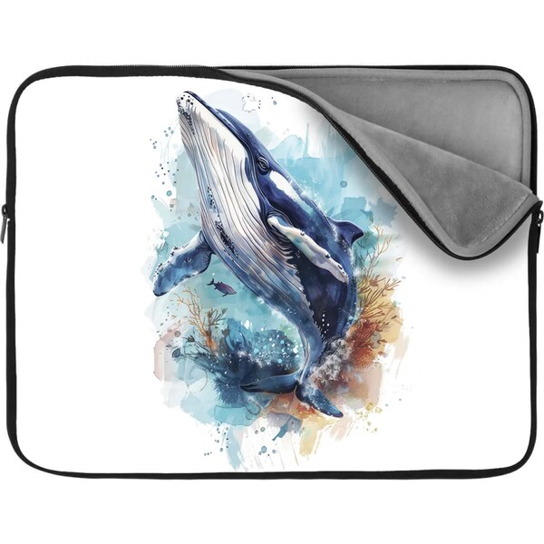 Sablio Obal na notebook Akvarelová veľryba 65424512