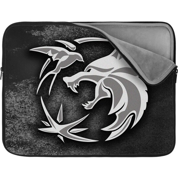 Sablio Obal na notebook Zaklínač Šedý abstrakt 65426405