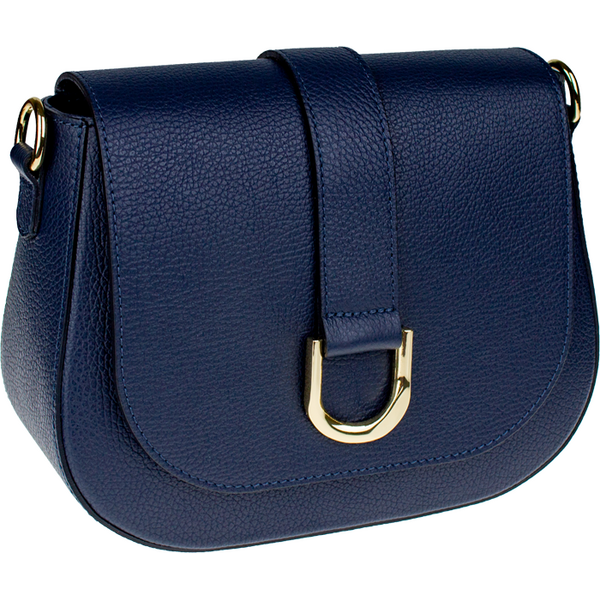 Modrá kožená talianska crossbody kabelka Debora Blu NovaKabelka.sk 66186370