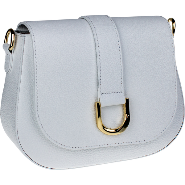 Biela kožená talianska crossbody kabelka Debora Bianca NovaKabelka.sk 66186368