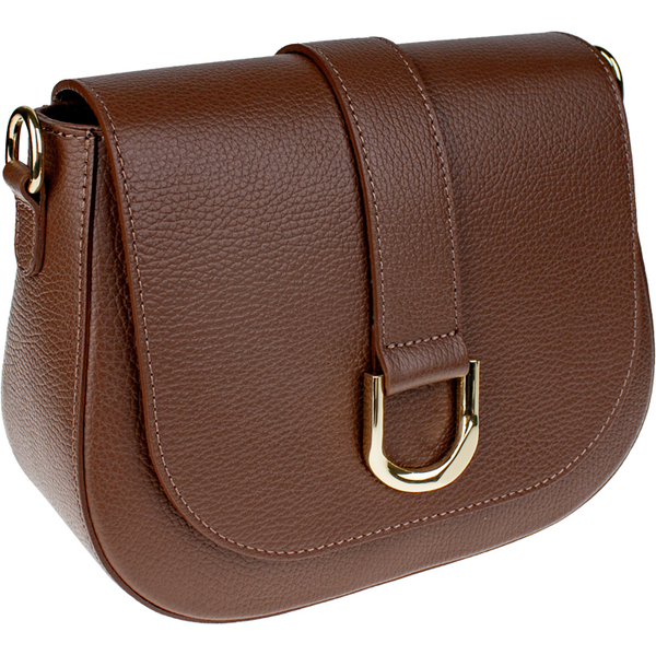 Hnedá kožená talianska crossbody kabelka Debora Marrone NovaKabelka.sk 66186373