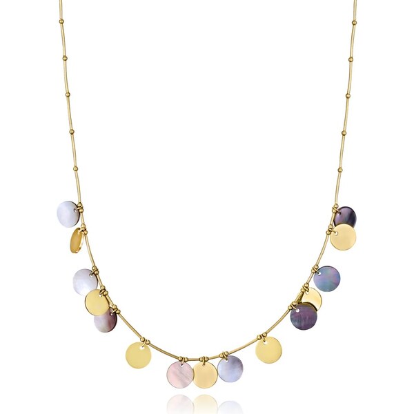 Viceroy Pôvabný pozlátený náhrdelník s peniazmi Chic 14182C01012 66587050