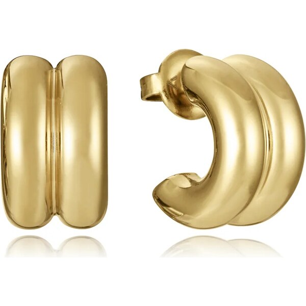 Viceroy Pozlátené polkruhové náušnice Air 14195E01012 66589237