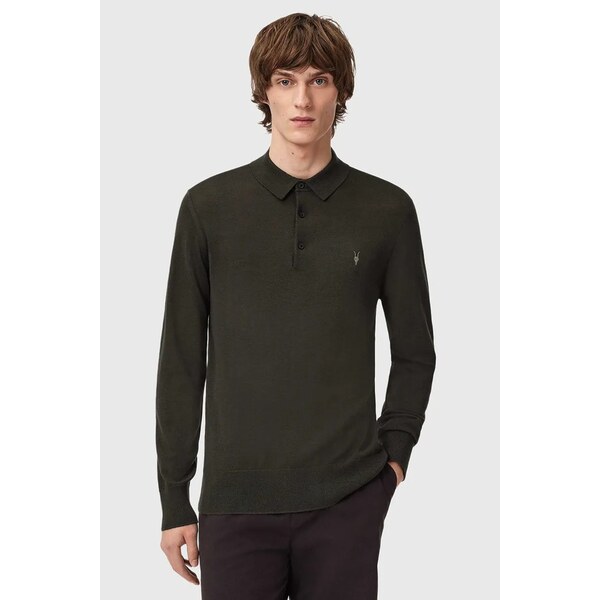 Vlnený sveter AllSaints MODE MERINO 66832181