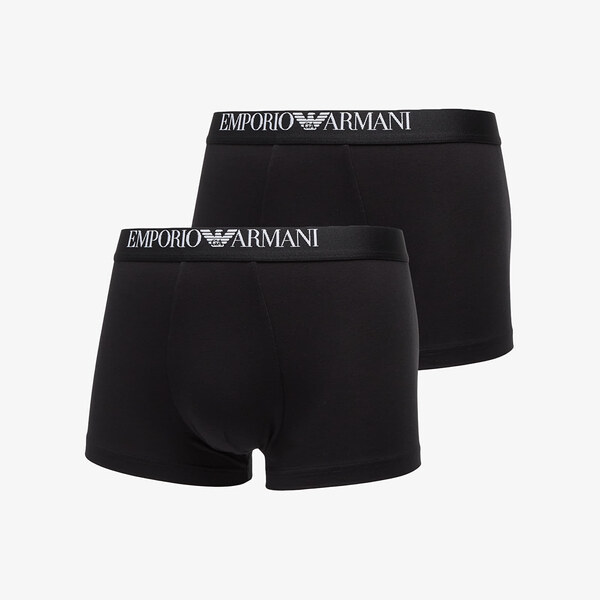 Boxerky EA7 Emporio Armani Bottom Trunk 2-Pack Black/ Black S 66187254