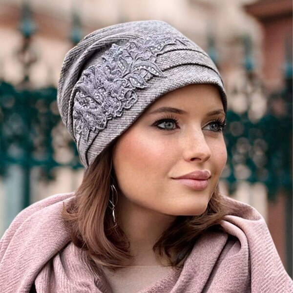 KRUMLOVANKA Dámska zimná čiapka W-0128/Z1P ružová 63302590