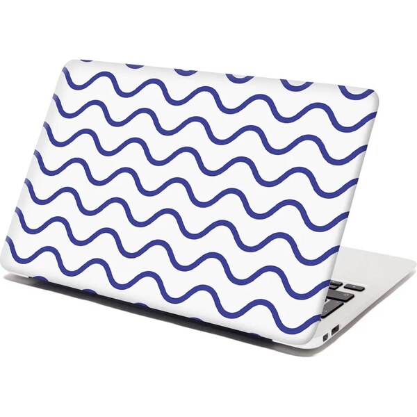 Sablio Samolepka na notebook Modré vlnky 65099837