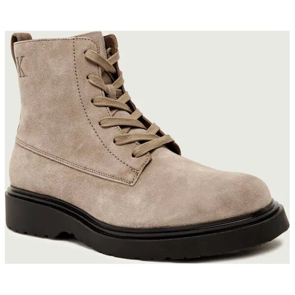 Calvin Klein Vysoké topánky COMBAT | semiš 65331437