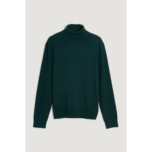 ROLÁK GANT COTTON CASHMERE TURTLENECK TARTAN GREEN 66188441