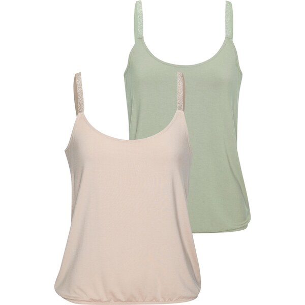 VIVANCE Top béžová / kaki 66189550