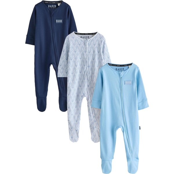 Baker by Ted Baker Pyžamo námornícka modrá / svetlomodrá / biela 66189889