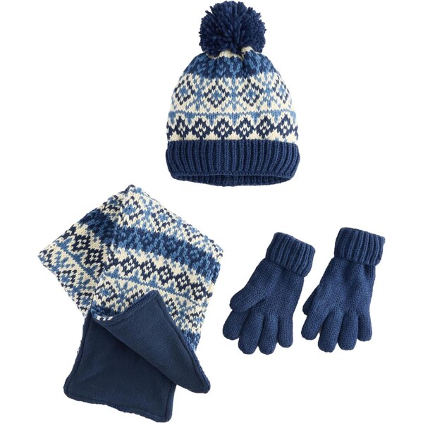 Next Set námornícka modrá / svetlomodrá / šedobiela 66189975