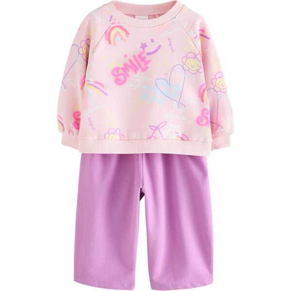 Next Set pastelovo modrá / svetlofialová / ružová / tmavoružová 66189971