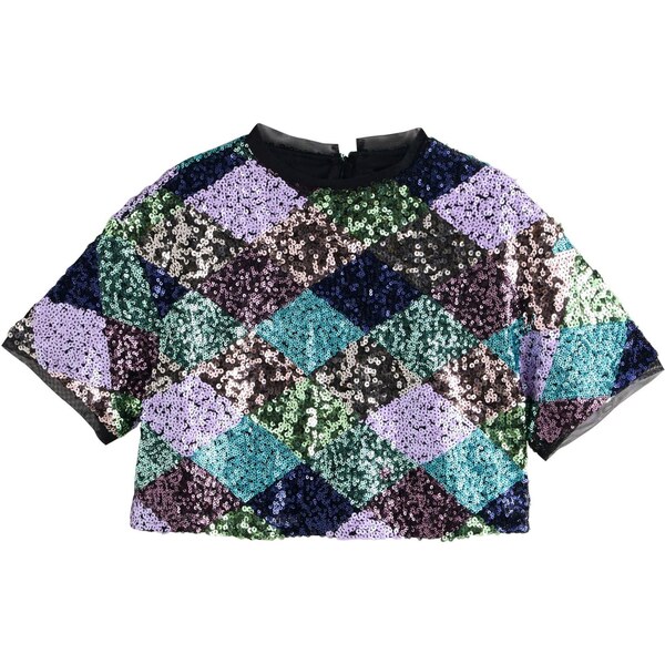 Next Tričko zelená / nefritová / baklažánová / orgovánová 66189977