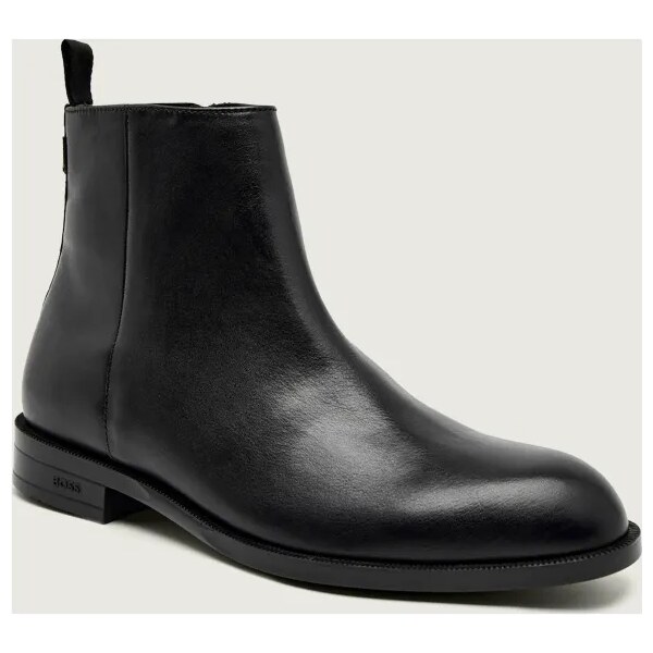 BOSS BLACK Kožené jazdecké topánky Tayil_Bootz_buWP 66188119