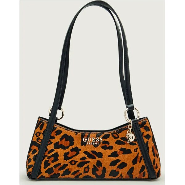 Guess Kožená kabelka na rameno DOMITILLA 66185846