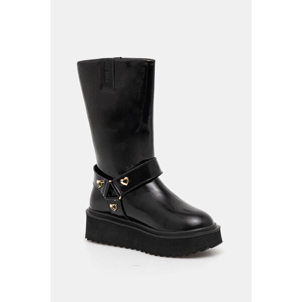 Kožené členkové topánky Love Moschino 66196566