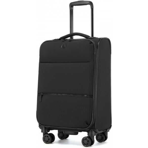 Cestovný kufor - KONO Softshell 20, čierny 66196372
