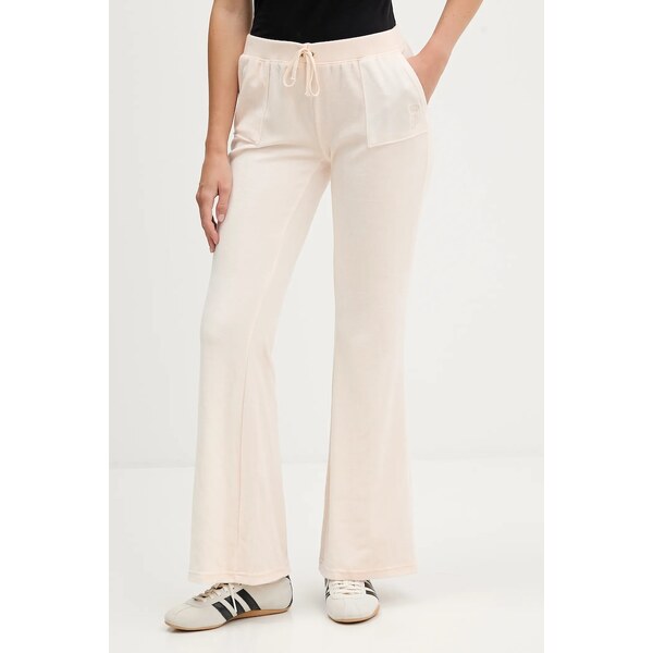 Velúrové tepláky Juicy Couture CAISA LOW RISE PANT 65544904