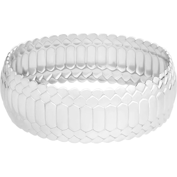 Postriebrený náramok Lilou Snake 66088448