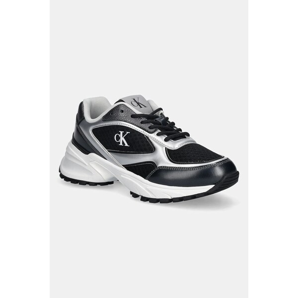 Tenisky Calvin Klein HIKE RUNNER LACE UP MESH MIX MET 66180969