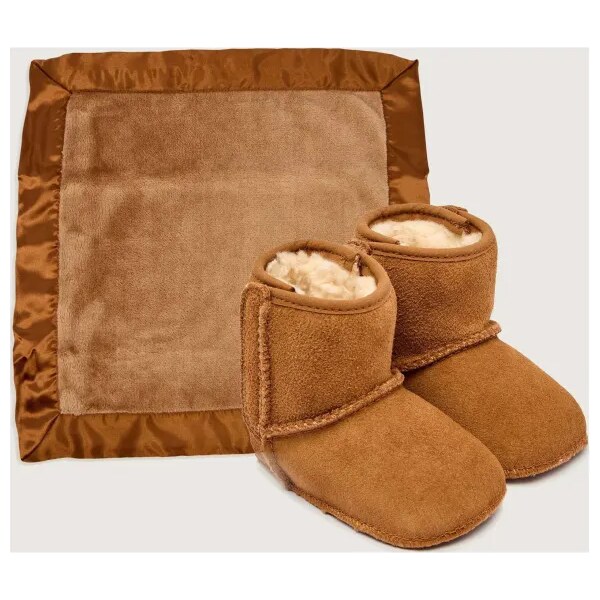UGG Kožené detské capačky LOVEY 65248118