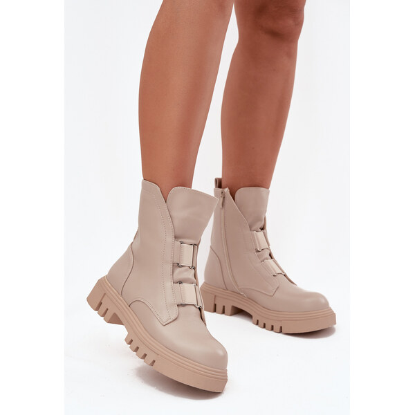 Boto Dámske členkové topánky Jezzi na zips 66471372