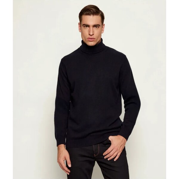 Oscar Jacobson Rolák Salim Rollneck | Regular Fit | s prímesou vlny a 65365892