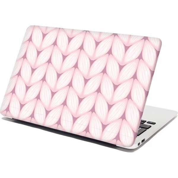 Sablio Samolepka na notebook Bledoružové pletenie 65100007