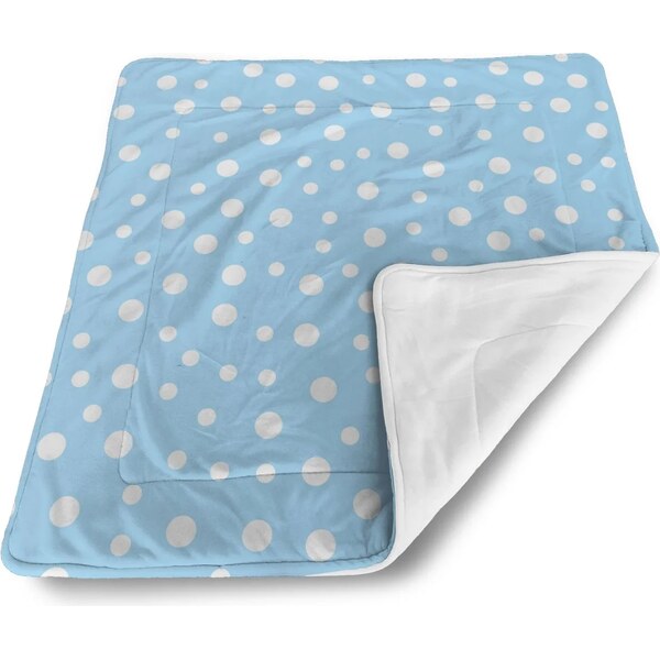 Sablio Deka pre bábätko Biele bodky na modrej 60375066