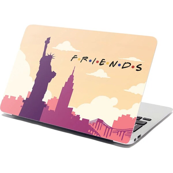Sablio Samolepka na notebook Seriál Priatelia FRIENDS Socha Slobody 65112446