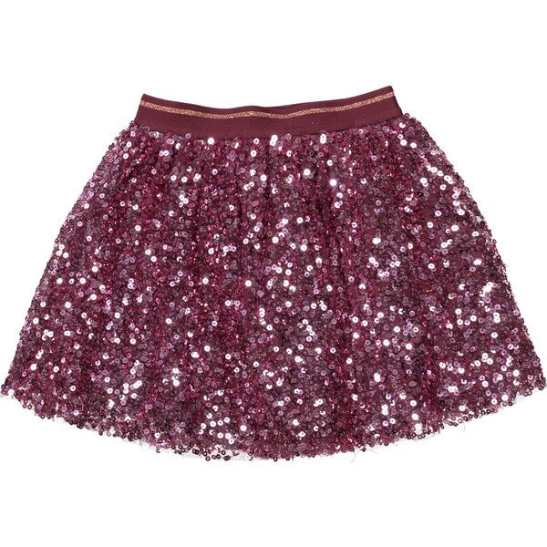 STACCATO Sukňa zlatá / tmavoružová 66200390