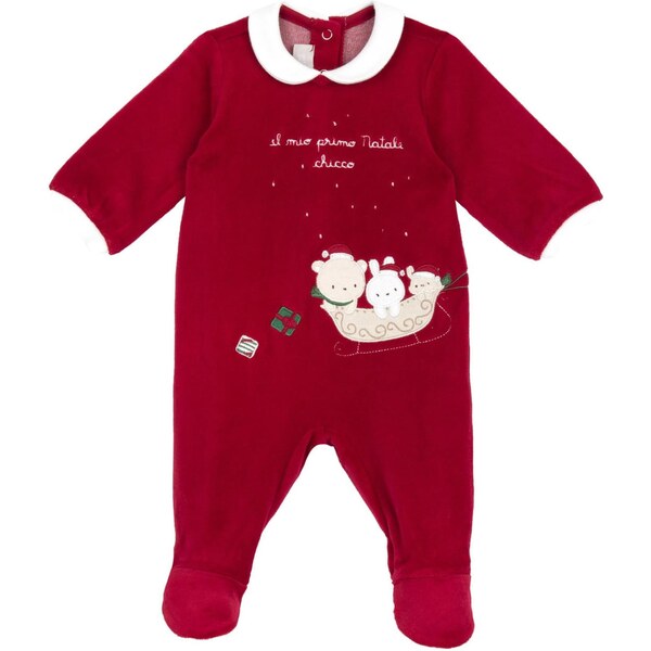 Chicco Pyžamo zelená / červená / biela 66201066