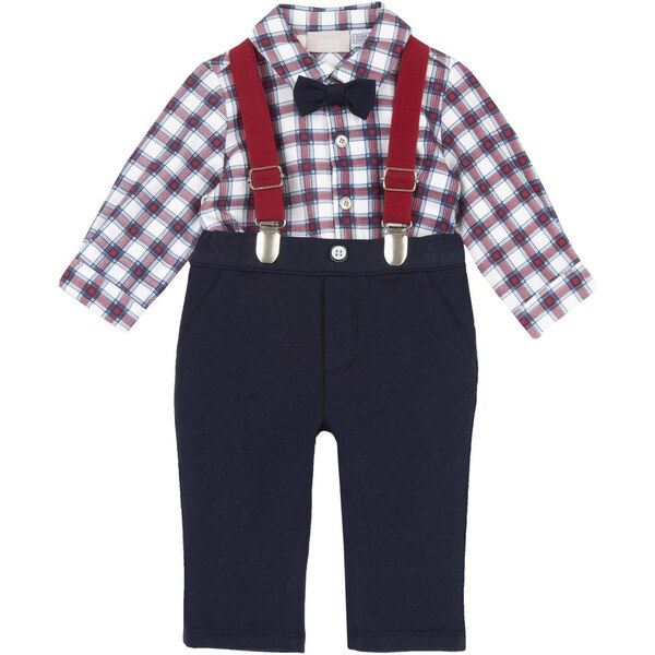 Chicco Set námornícka modrá / tmavočervená / biela 66201067