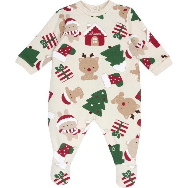 Chicco Pyžamo béžová / zelená / červená / biela 66201081