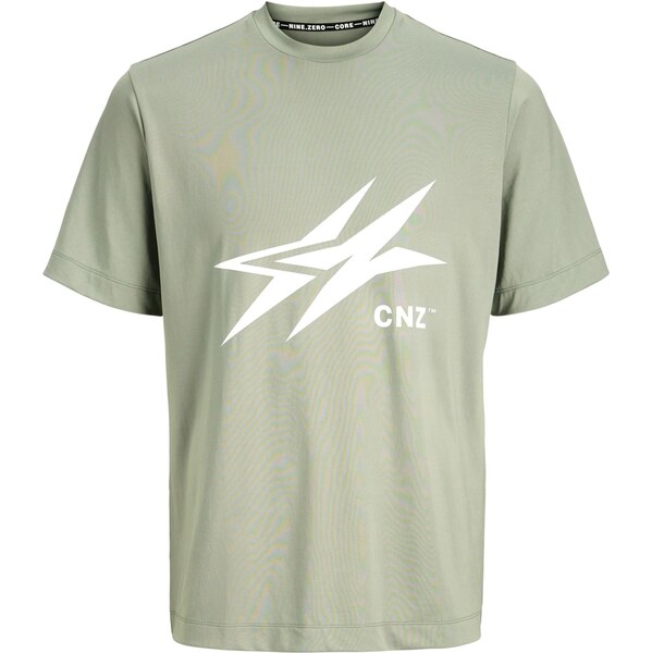 JACK & JONES Tričko JCOCNZAMSTERDAM sivá / biela 66201117