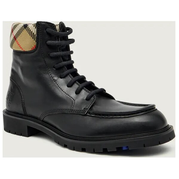 Burberry Kožené vysoké topánky ROGUE 66194921