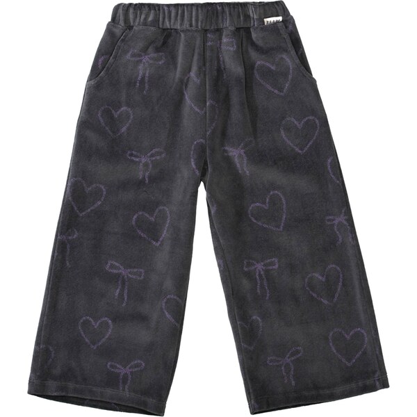 STACCATO Nohavice tmavosivá / fialová 66201846