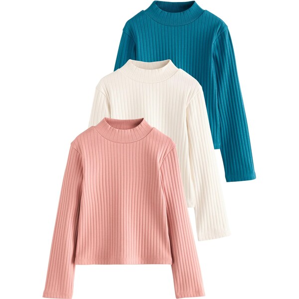 Next Tričko petrolejová / staroružová / biela ako vlna 66201990