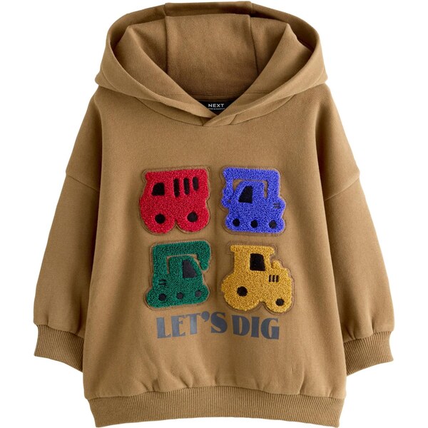 Next Mikina sépiová / žltá / zelená / červená 66202217