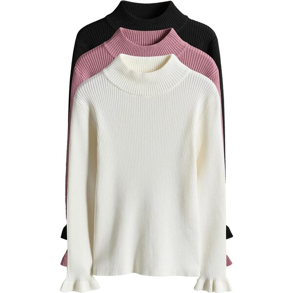 The Set Sveter eozín / čierna / biela 66202317