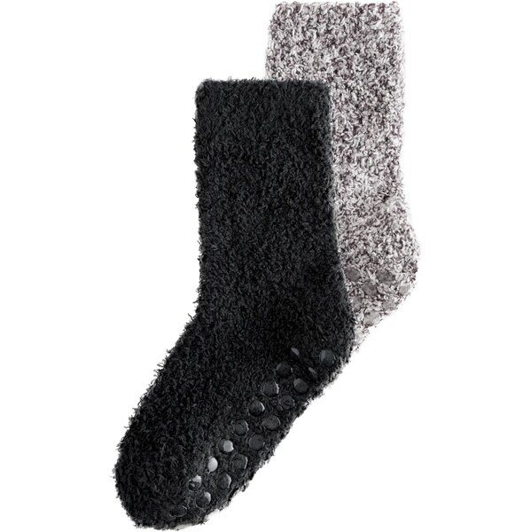 Next Ponožky sivá / čierna 66202319