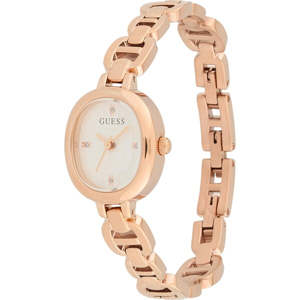 GUESS Analógové hodinky VIVIAN ružové zlato / biela 66202502